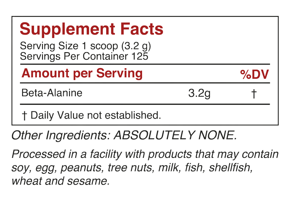 beta alanine t