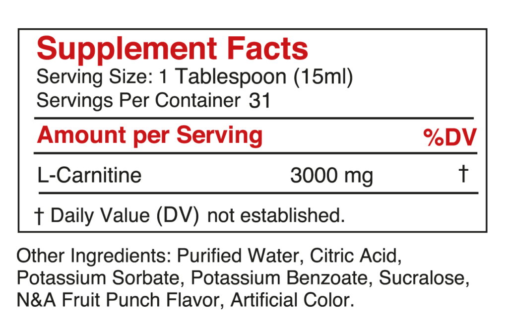 l carnitine t