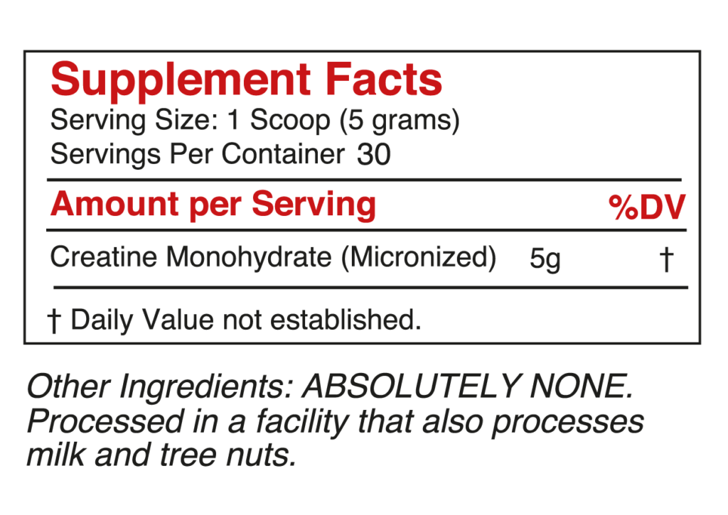 creatine 30s t